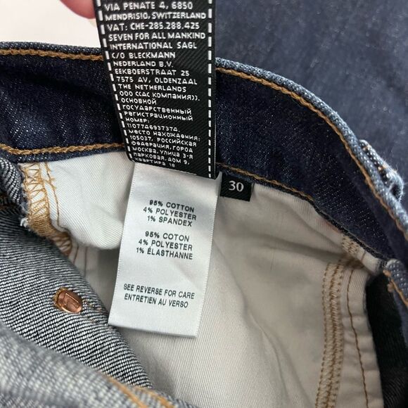 7 For All Mankind Series 7 Denim The Straight Jeans Mens 30 - Picture 7 of 8